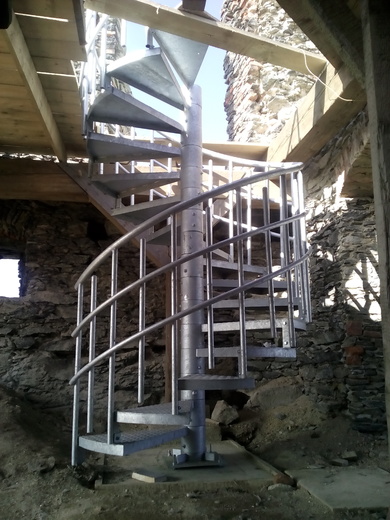 Točité schodiště Andělská Hora